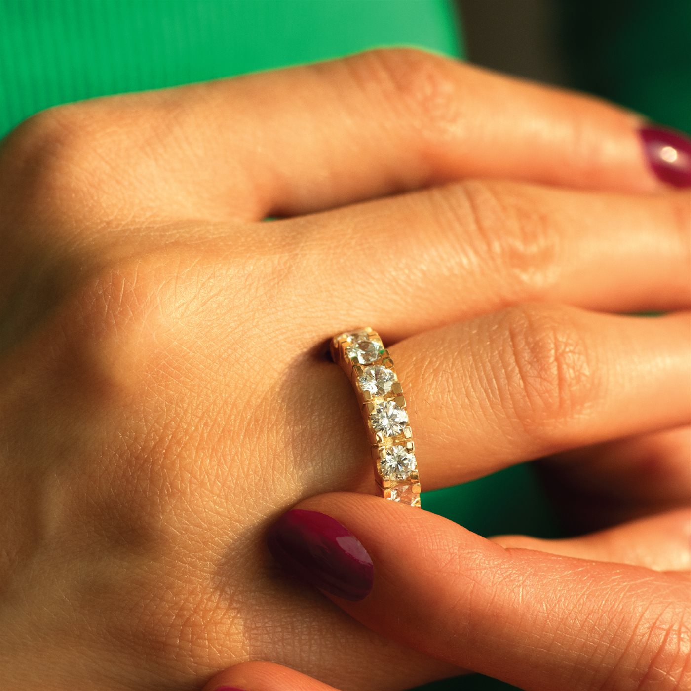 انگشتر دور سنگ ۴