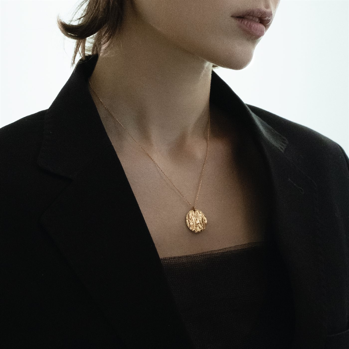 گردنبند پولکی دایره 